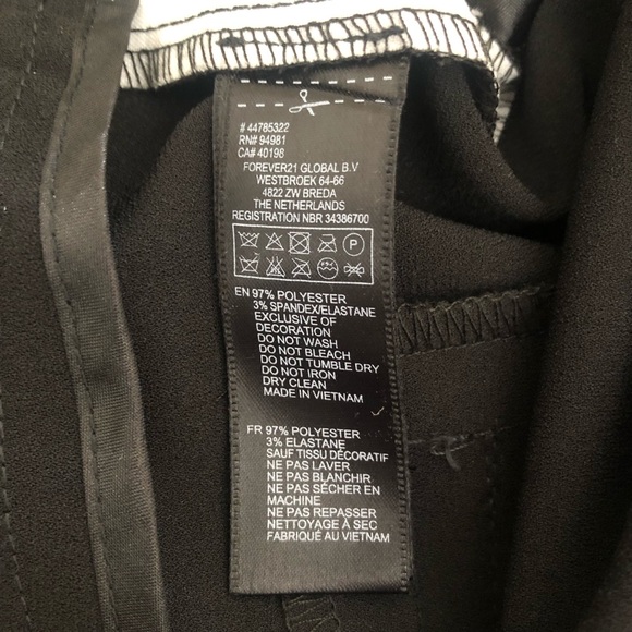 FOREVER 21 black and white dress pants - Picture 12 of 12